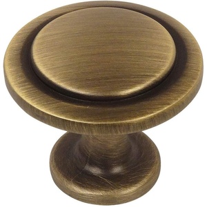 image:imageCosmas 25 Pack 5560BAB Brushed Antique Brass Cabinet Hardware Round Knob  114 Diameter