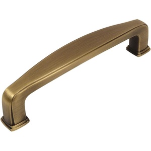 image:imageCosmas 4389BAB Brushed Antique Brass Modern Cabinet Hardware Handle Pull  3 Inch 76mm Hole Centers