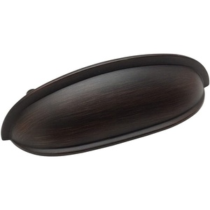 image:imageCosmas 5 Pack 7712ORB Oil Rubbed Bronze Cabinet Hardware Bin Cup Drawer Handle Pull  3 Inch 76mm Hole Centers