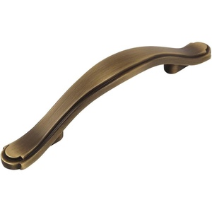 image:imageCosmas 8816BAB Brushed Antique Brass Cabinet Hardware Handle Pull  3 Inch 76mm Hole Centers
