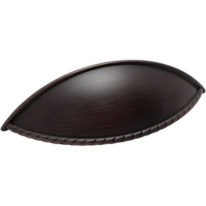 image:imageCosmas 9237ORB Oil Rubbed Bronze Cabinet Hardware Rope Edge Bin Cup Drawer Handle Pull  334 96mm Hole Centers