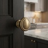image:imageCosmas 5982BAB Brushed Antique Brass Cabinet Hardware Round Knob  118 Diameter
