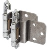 image:image10 Pair Pack  Cosmas 15628WN Weathered Nickel Cabinet Hinge 38 Inset Pair 15628WN