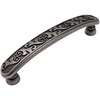 image:image25 Pack  Cosmas 4298WN Weathered Nickel Floral Cabinet Hardware Handle Pull  334 Inch 96mm Hole Centers
