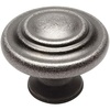 image:image25 Pack  Cosmas 9971WN Weathered Nickel Cabinet Hardware 3Ring Round Knob  114 Inch Diameter