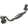 image:imageCosmas 10 Pack 7122WN Weathered Nickel Country Style CabinetFurniture Hardware Ribbed Swinging Handle Pull  5 Inch 128mm Hole Centers