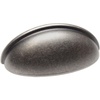 image:imageCosmas 10 Pack 783WN Weathered Nickel Cabinet Hardware Bin Cup Drawer Cup Pull  3 Inch 76mm Hole Centers
