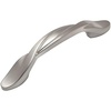 image:imageCosmas 10 Pack 9009SN Satin Nickel Twist Cabinet Hardware Handle Pull  3 Inch 76mm Hole Centers