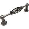 image:imageCosmas 17495WN Weathered Nickel Birdcage Cabinet Hardware Handle Pull  5 128mm Hole Centers  15 Pack