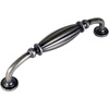 image:imageCosmas 20 Pack 7120WN Weathered Nickel Country Style Cabinet Hardware Ribbed Handle Pull  5 Inch 128mm Hole Centers