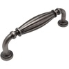 image:imageCosmas 20 Pack 7123WN Weathered Nickel Country Style Cabinet Hardware Ribbed Handle Pull  334 Inch 96mm Hole Centers