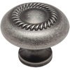 image:imageCosmas 228WN Weathered Nickel Rope Cabinet Hardware Knob  114 Inch Diameter