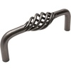image:imageCosmas 25 Pack 999296WN Weathered Nickel Birdcage Cabinet Hardware Handle Pull  334 96mm Hole Centers
