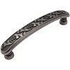 image:imageCosmas 4298WN Weathered Nickel Floral Cabinet Hardware Handle Pull  334 Inch 96mm Hole Centers