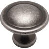 image:imageCosmas 4539WN Weathered Nickel Cabinet Hardware Round Knob  118 Diameter