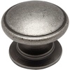 image:imageCosmas 4702WN Weathered Nickel Cabinet Hardware Round Knob  114 Diameter  Wide Base
