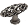 image:imageCosmas 5 Pack 1749WN Weathered Nickel Cabinet Hardware Birdcage Knob