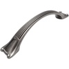 image:imageCosmas 5 Pack 9566WN Weathered Nickel Cabinet Hardware Ribbed Arch Handle Pull  334 Inch 96mm Hole Centers