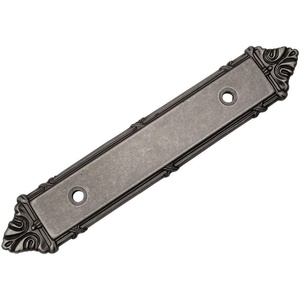 image:image10 Pack  Cosmas 9466WN Weathered Nickel Cabinet Hardware Handle Pull BackplateBack Plate  3 Inch 76mm Hole Centers