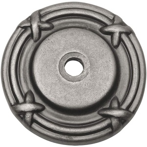 image:image10 Pack  Cosmas 9468WN Weathered Nickel Cabinet Hardware Knob BackplateBack Plate