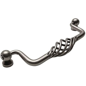 image:image10 Pack  Cosmas 9993128WN Weathered Nickel Birdcage Cabinet Hardware Furniture Handle Pull  5 Inch 128mm Hole Centers25 Pack