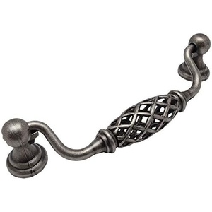 image:image20 Pack  Cosmas 1749128WN Weathered Nickel Cabinet Hardware Furniture Birdcage Handle Pull  5 128mm Hole Centers