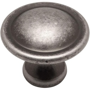 image:imageCosmas 10 Pack 4539WN Weathered Nickel Cabinet Hardware Round Knob  118 Diameter