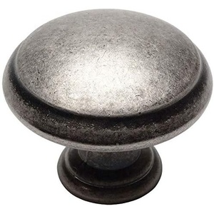 image:imageCosmas 10 Pack 5422WN Weathered Nickel Cabinet Hardware Round Mushroom Knob