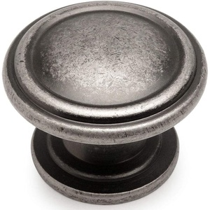 image:imageCosmas 25 Pack 1426WN Weathered Nickel Cabinet Hardware Round Knob  1516 Diameter