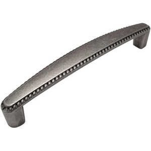 image:imageCosmas 4112WN Weathered Nickel RopeScroll Cabinet Hardware Handle Pull  5 Inch 128mm Hole Centers