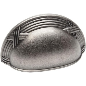 image:imageCosmas 5 Pack 9461WN Weathered Nickel Cabinet Hardware Bin Cup Drawer Handle Pull  3 Inch 76mm Hole Centers