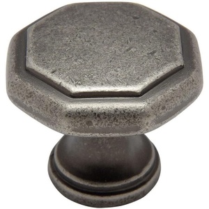 image:imageCosmas 5181WN Weathered Nickel Cabinet Hardware Octagon Knob  114 Diameter