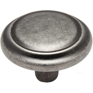 image:imageCosmas 799WN Weathered Nickel Cabinet Hardware Round Knob  114 Diameter