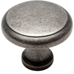 image:imageCosmas 9985WN Weathered Nickel Round Cabinet Hardware Knob  118 Diameter