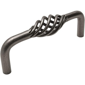 image:imageCosmas 999296WN Weathered Nickel Birdcage Cabinet Hardware Handle Pull  334 96mm Hole Centers