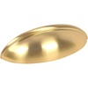 image:imageCosmas 1399BB Brushed Brass Cabinet Hardware Bin Cup Drawer Handle Pull  212 Hole Centers  50 Pack