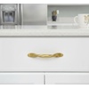 image:imageCosmas 10 Pack 9009BB Brushed Brass Twist Cabinet Hardware Handle Pull  3 Inch 76mm Hole Centers