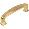 image:imageCosmas 10 Pack 4389BB Brushed Brass Modern Cabinet Hardware Handle Pull  3 Inch 76mm Hole Centers