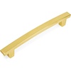 image:imageCosmas 10 Pack 5239BB Brushed Brass Contemporary Cabinet Hardware Handle Pull  5 Inch 128mm Hole Centers