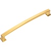 image:imageCosmas 10 Pack 755192BB Brushed Brass Contemporary Cabinet Hardware Handle Pull  712 Inch 192mm Hole Centers