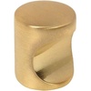 image:imageCosmas 25 Pack 3312BB Brushed Brass Contemporary Cabinet Hardware Finger Pull  34 Diameter