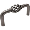 image:imageCosmas 25 Pack 9992030WN Weathered Nickel Birdcage Cabinet Hardware Handle Pull  3 Inch 76mm Hole Centers