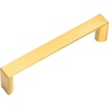 image:imageCosmas 313396BB Brushed Brass Contemporary Cabinet Hardware Handle Pull  334 Inch 96mm Hole Centers