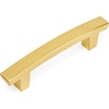 image:imageCosmas 5236BB Brushed Brass Contemporary Cabinet Hardware Handle Pull  312 Inch 89mm Hole Centers