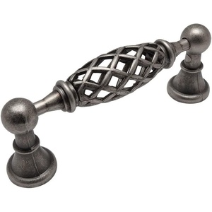 image:imageCosmas 10 Pack 174996WN Weathered Nickel Cabinet Hardware Furniture Birdcage Handle Pull  334 96mm Hole Centers