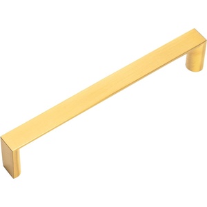 image:imageCosmas 10 Pack 3133128BB Brushed Brass Contemporary Cabinet Hardware Handle Pull  5 Inch 128mm Hole Centers