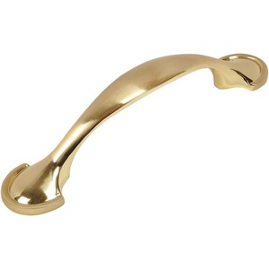 image:imageCosmas 10 Pack 6632BB Brushed Brass Cabinet Hardware Handle Pull  3 Inch 76mm Hole Centers25