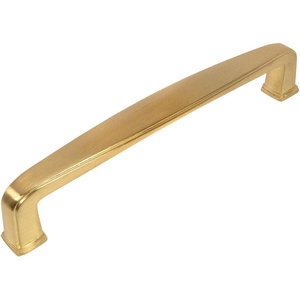 image:imageCosmas 4392128BB Brushed Brass Modern Cabinet Hardware Handle Pull  5 Inch 128mm Hole Centers