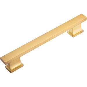 image:imageCosmas 702160BB Brushed Brass Contemporary Cabinet Hardware Handle Pull  6516 Inch 160mm Hole Centers