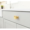 image:imageCosmas 25 Pack 1480BB Brushed Brass Contemporary Square Cabinet Hardware Knob  1 Square25